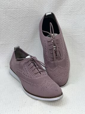 Cole Haan OriginalGrand Stitchlite Oxford Women 10 B Mauve Pink W19890